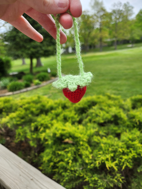 Crochet Avocado With Heart Car Hanging Charm First Car Gifts 