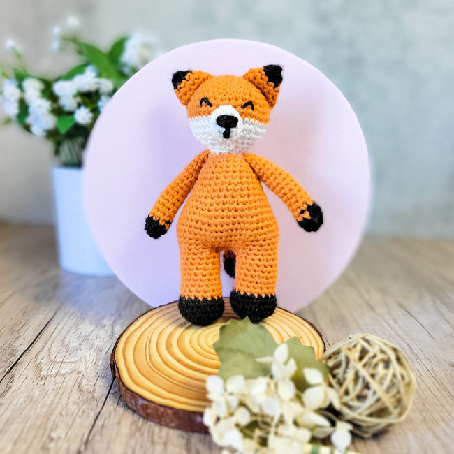 Fox Fox Rattle Crochet