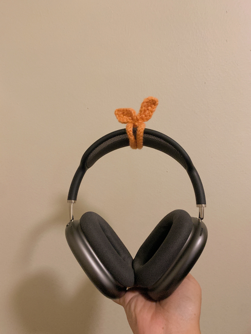 Crochet Sprout Headphone Accessory 