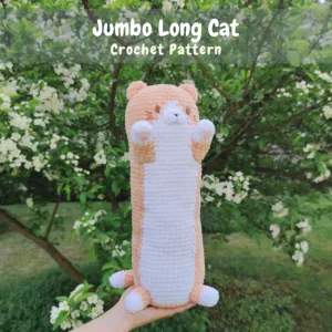 Jumbo Long Cat Amigurumi Pattern