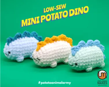 [Low-sew] Mini Potato Dino