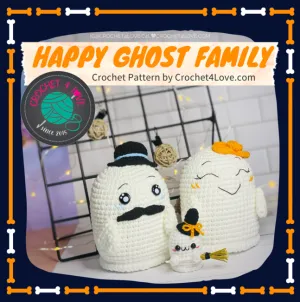 Happy ghost family