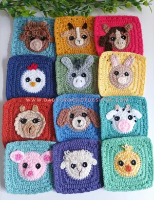 Farmyard Granny Squares