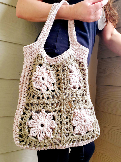 OOAK Roll Top Bag #3 – Primrose Yarn Co.