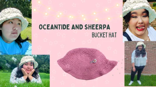 Ocean tide and Sherpa Bucket Hat
