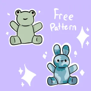 Frog and Bunny Pattern!