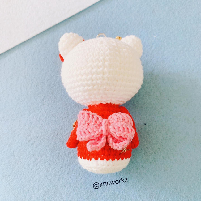 Hello Kitty & Pink Bow - Amigurumi Pattern