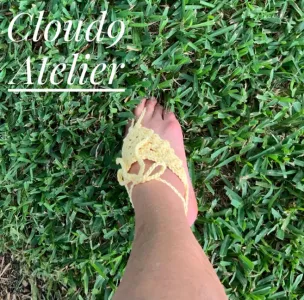 Piña Colada Barefoot Sandals