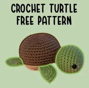 Crochet turtle free pattern