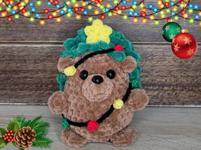 Twinkle the xmas tree hedgehog - MODIFICATION