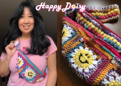 The Happy Daisy Travel Kit: Crochet pattern | Ribblr