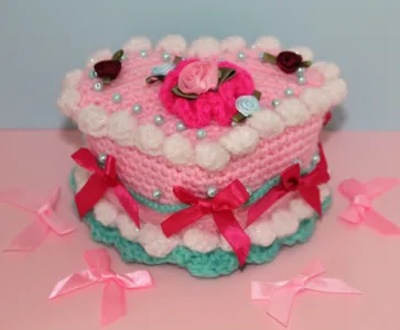 A Fancy Heart-Shaped Cake