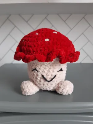 Giant Mushroom Amigurumi Crochet Pattern