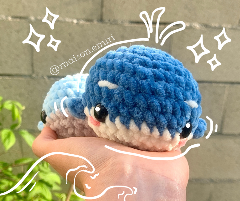 Free Whale Crochet Pattern - Amigurumi by DIY Fluffies