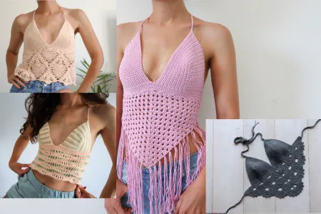 Four Crochet Tops!