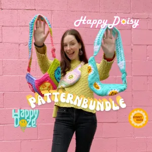 Happy Daze + Daisy Crossbody Pattern Bundle