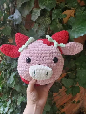 Strawberry Cow Squishy