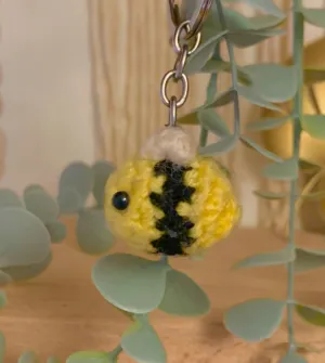 Mini bee keychain, bumblebee, FREE