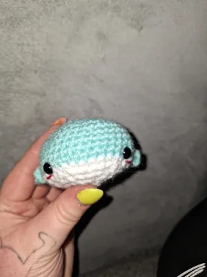 No-Sew Mini Whale