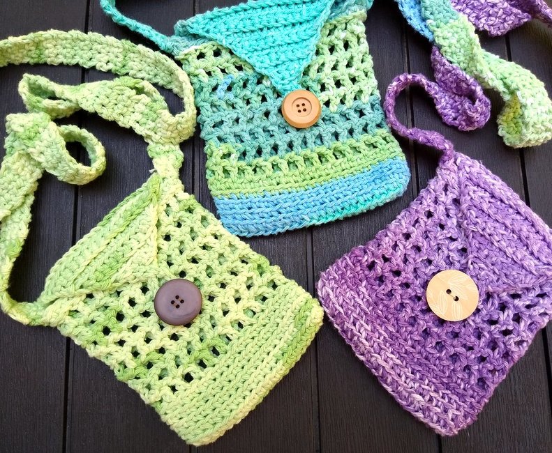 Simple Crochet Fruit Drawstring Pouch – Free Pattern + Video Tutorial -  Hayhay Crochet