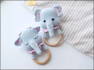 \'Ella and Po\' Elephant holder