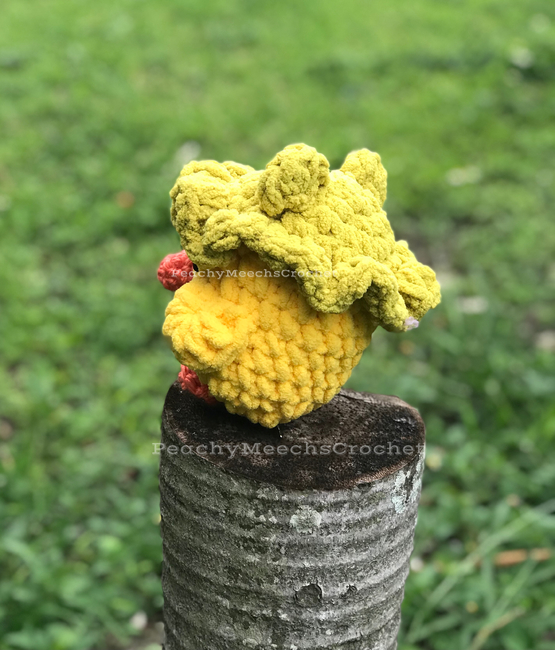 Duck in a frog hoodie : r/crochet