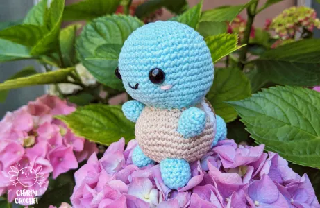 Squirtle - starter Pokémon amigurumi