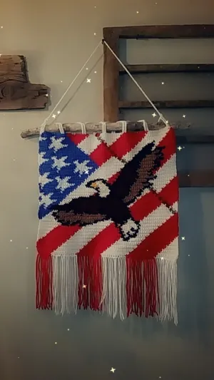 Flag Eagle SC Wall Hanging Chart