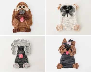 4 Doggo Buddies Applique Bundle