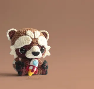 Baby Raccoon Amigurumi