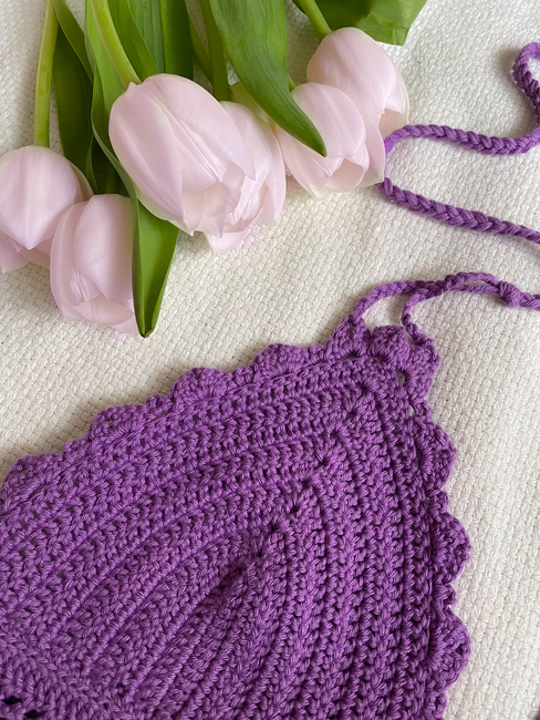 May Flowers Bralette pattern by Lambent Crochet