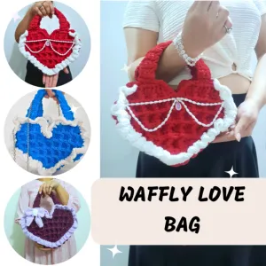 Waffly Love | Crochet bag pattern