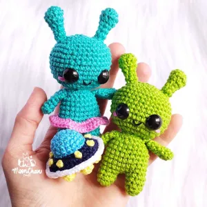 Crochet Alien Pattern - The Friendly Red Fox