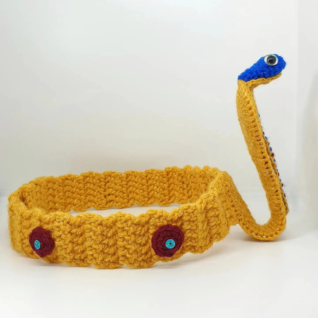 egyptian snake headband craft