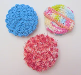 Flower Face or Dish Scrubby