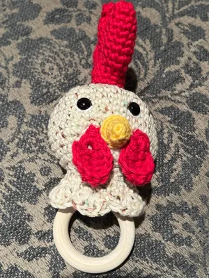 RUDY ROOSTER RATTLE/TEETHER