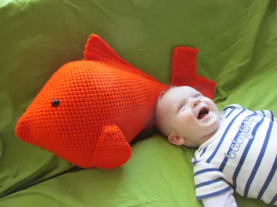 Large Goldfish Pillow or Toy