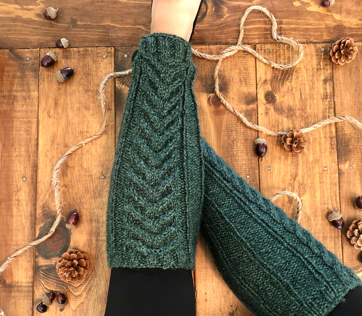 Northbound Leg Warmers: Knitting pattern