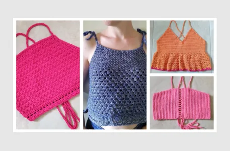 Crochet the Ruby-V Tank - MJ's off the Hook Designs