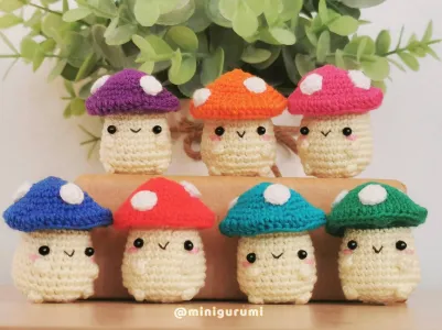 Mushroom Mates Pattern