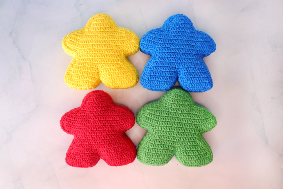 Board game Meeple: Crochet pattern