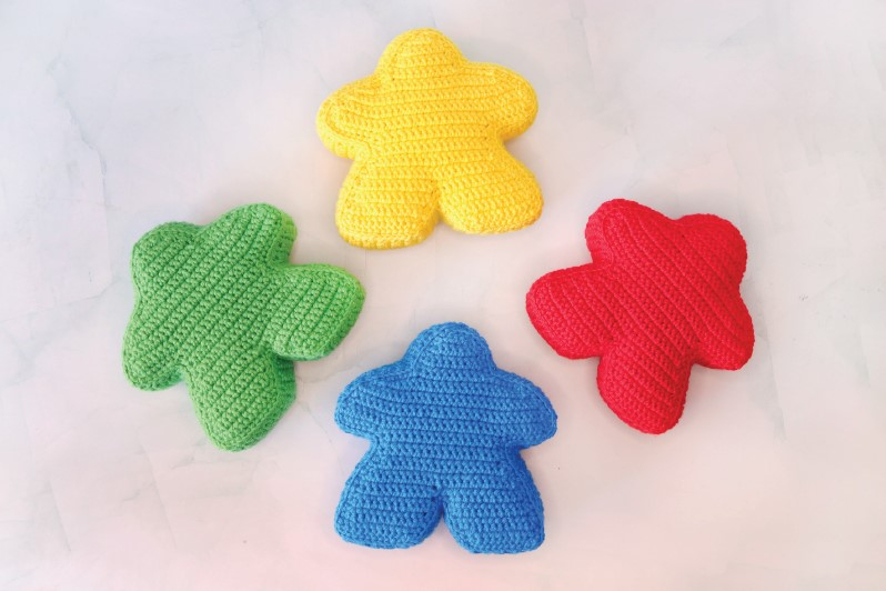 Board game Meeple: Crochet pattern