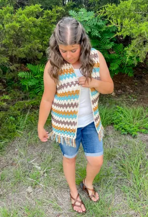 Granny Stripe Vest