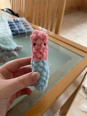 PATTERN: Crochet Emotional Support Worm 