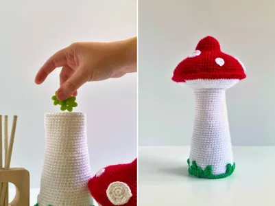 Small Toadstool Storage Jar