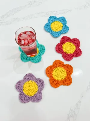 Daisy Flower Coasters