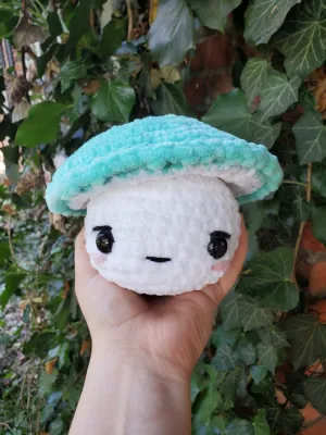 Popping Mushroom Doll Crochet pattern by Minou Crochet