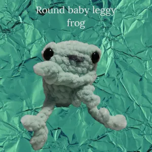 Round baby leggy frog