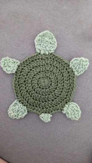 Rybug make for Crochet Turtle Coasters Ribblr