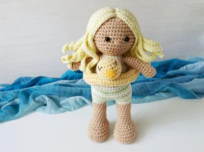 Doll with summer outfit